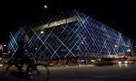 Самый большой медиа-фасад в Дании Lighting_facade_Confederation_of_danish_industry